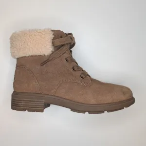 UGG Harrison Lace ankle boots suede leather waterproof tan brown size 7
