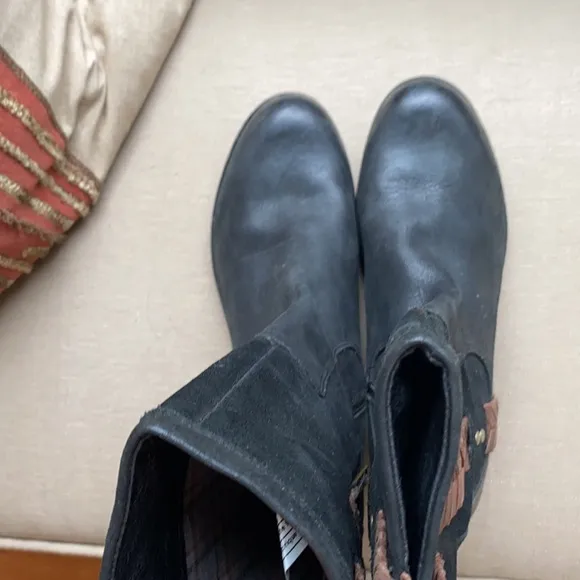 Ugg Jaspan Boots Leather Weave Riding Boots