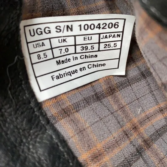 Ugg Jaspan Boots Leather Weave Riding Boots