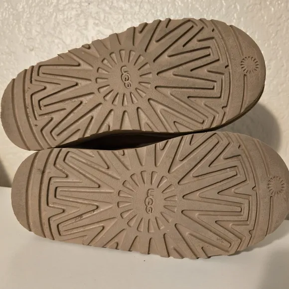 UGG Kids Tan Suede Boots