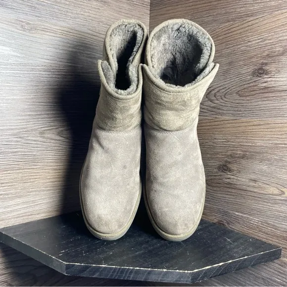 Ugg Kristin wedge grey Women's Suede Ankle Boots