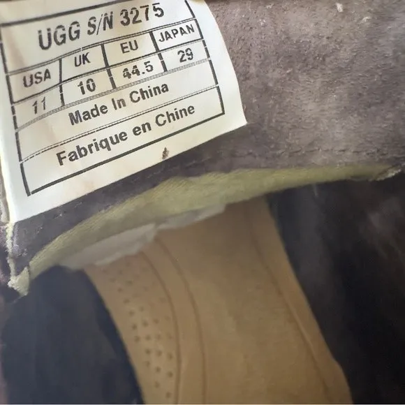 UGG Leighton Brown Desert Chukka Leather Boot  Mens Size 11