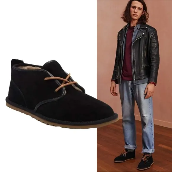 UGG Men’s Maksim Chukka Boots Suede Lace up Boots Size 18