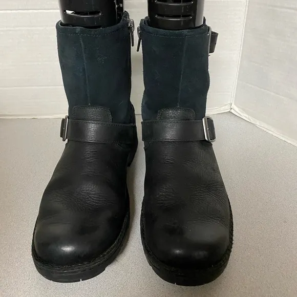 UGG Messner 1007797 Men’s Black Waterproof Leather and suede Sz 8