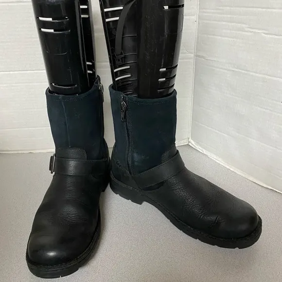 UGG Messner 1007797 Men’s Black Waterproof Leather and suede Sz 8