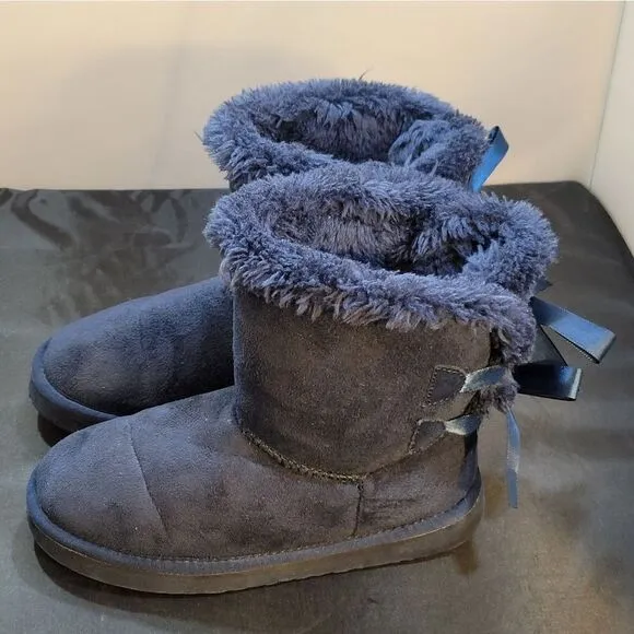 UGG MINI BAILEY BOW RETRO SPOTS OCEAN BOOTS - WOMEN'S