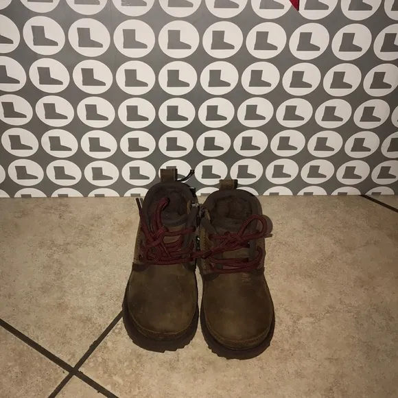 UGG NEUMEL II WATERPROOF GRIZZLY CHUKKA BOOTS toddler #7