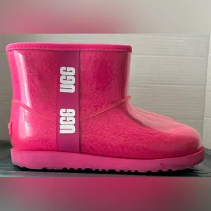 UGG Pink Waterproof Boots Women’s Size 6 EUC