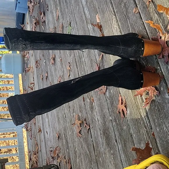Ugg Rare Roseabella Suede Boot with stud details