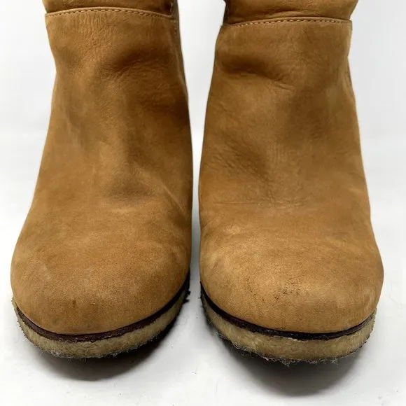 UGG Ravenna 3196 Women’s Tall Wedge Boots Honey Suede, Womens Size 7