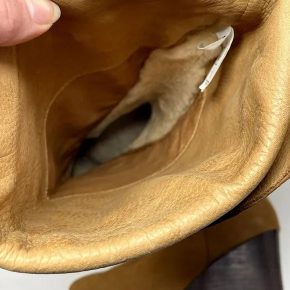 UGG Ravenna 3196 Women’s Tall Wedge Boots Honey Suede, Womens Size 7