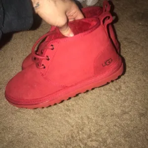 UGG Red Suede Boots Size 7.5