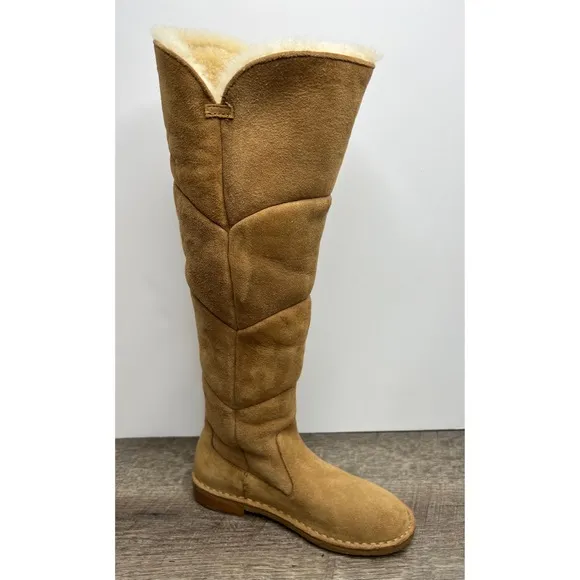UGG Samantha Chestnut Brown Suede Boots Size 6