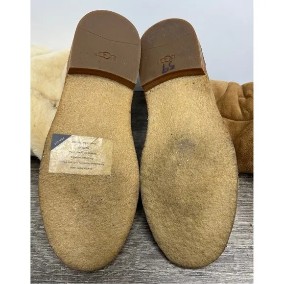 UGG Samantha Chestnut Brown Suede Boots Size 6