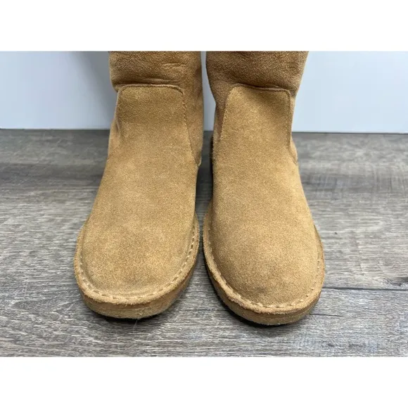 UGG Samantha Chestnut Brown Suede Boots Size 6