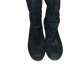 Ugg Suede Women's Black Suede Boots Size 8