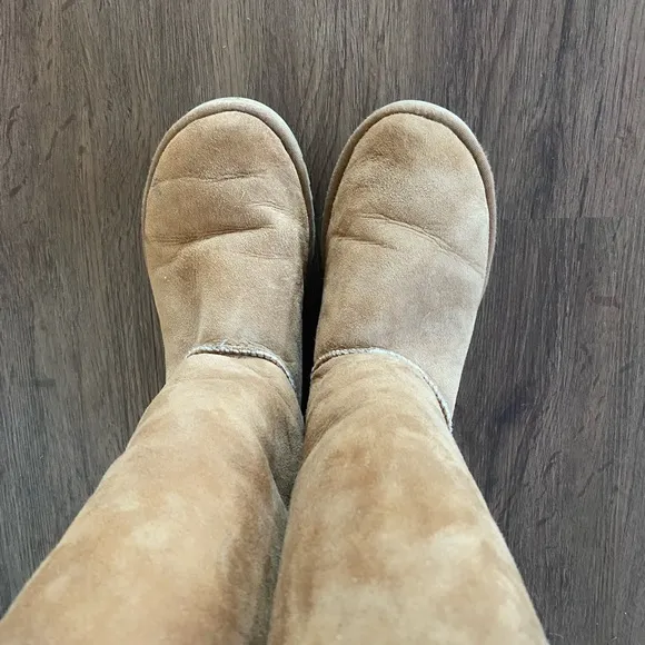 UGG Tan Leather Boots