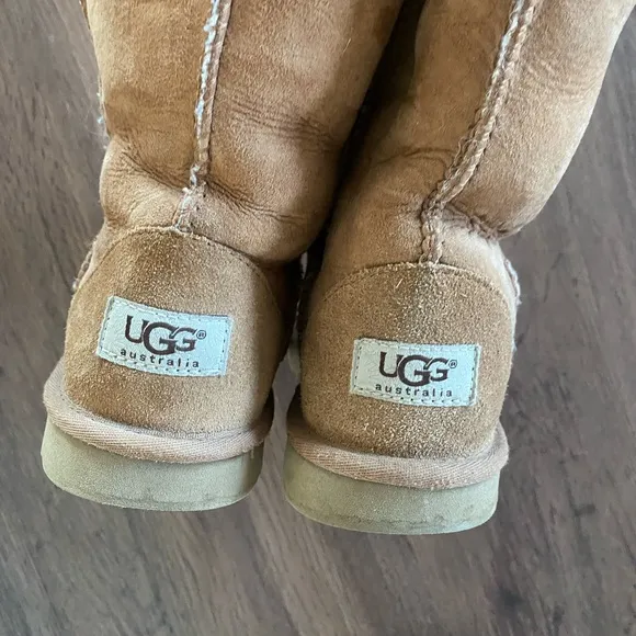 UGG Tan Leather Boots