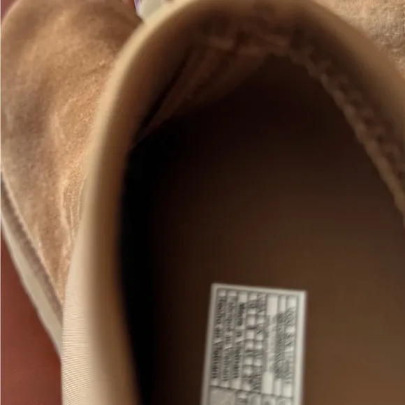 UGG Tan Platform Ankle Boots