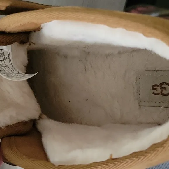 UGG Tan Suede Neumel Snapback Chukka Boots with Buckle Size Unisex 8