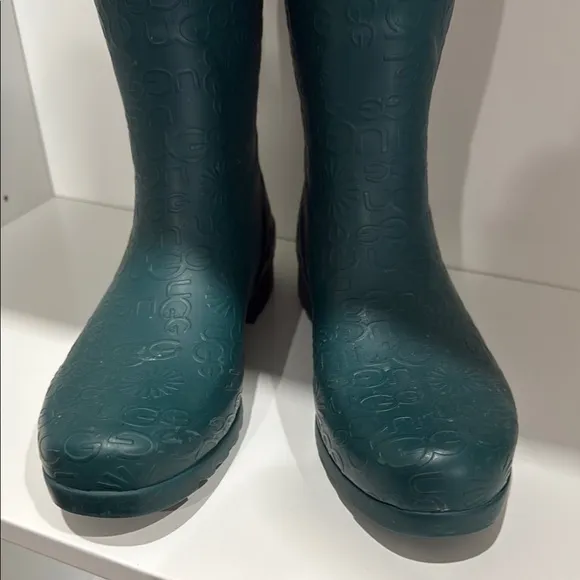 UGG Wilshire Emerald Green Women's Green Rain Boots