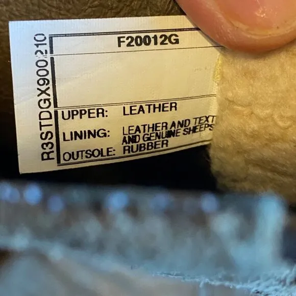 Ugg Women Brown Leather Suede Sherpa Lined Knee High Riding Cydnee Boots Sz 7.5