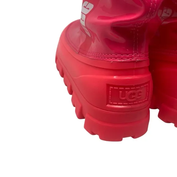 UGG Women’s Classic Brellah Mini Boots‎ Pink Women’s Size 6 Waterproof NWOB