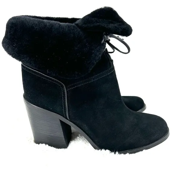 UGG Women’s Size 12 Jerene Black Suede Boots. EUC.