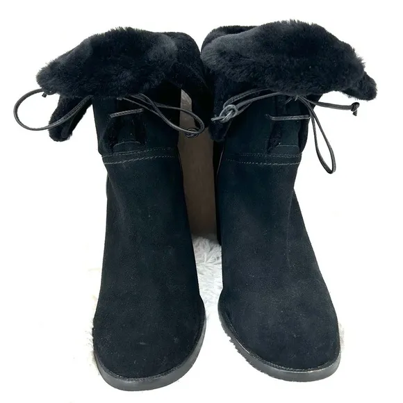 UGG Women’s Size 12 Jerene Black Suede Boots. EUC.