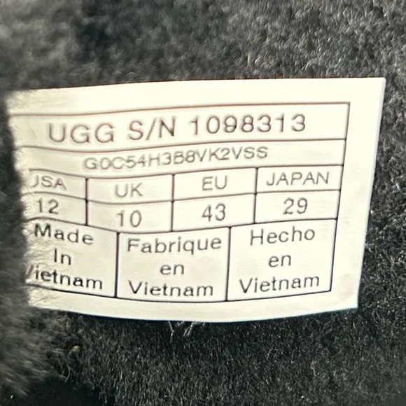 UGG Women’s Size 12 Jerene Black Suede Boots. EUC.