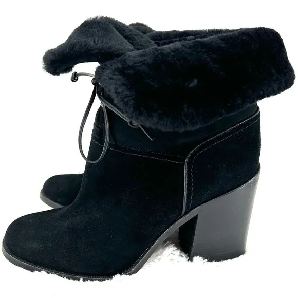 UGG Women’s Size 12 Jerene Black Suede Boots. EUC.