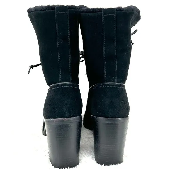 UGG Women’s Size 12 Jerene Black Suede Boots. EUC.