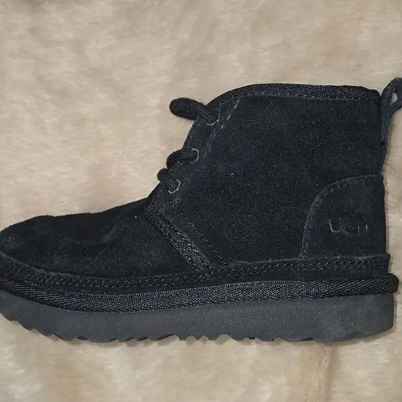 UGG NEUMEL II BLACK SUEDE BOOTS, SIZE 10