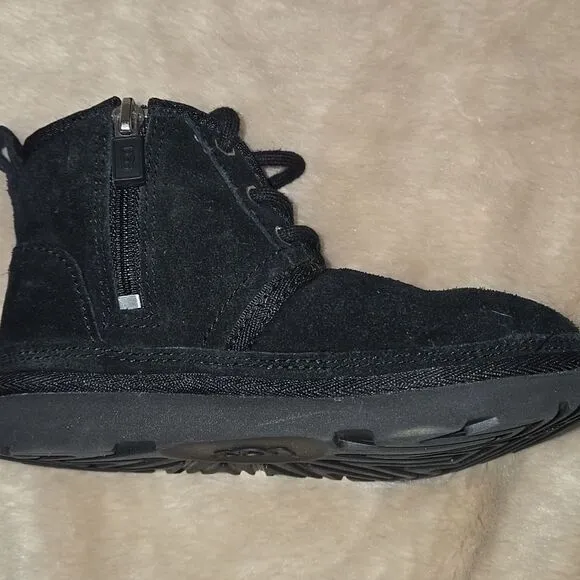 UGG NEUMEL II BLACK SUEDE BOOTS, SIZE 10
