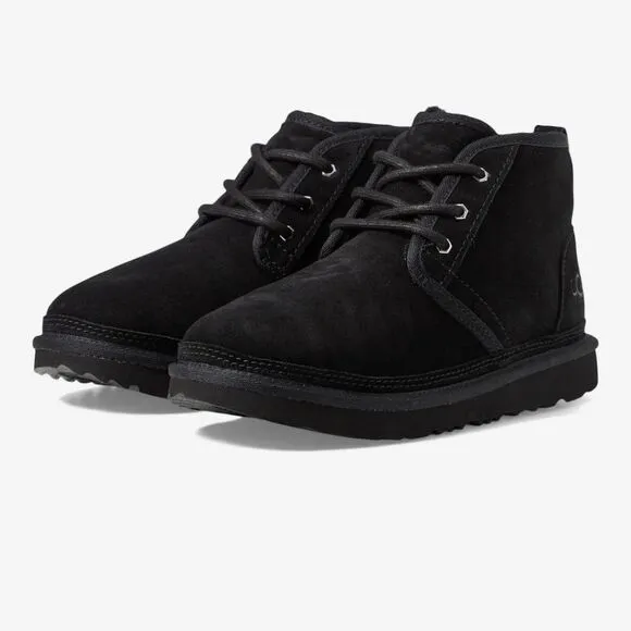 UGG NEUMEL II BLACK SUEDE BOOTS, SIZE 10