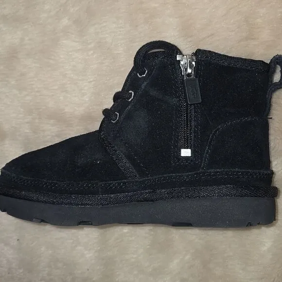 UGG NEUMEL II BLACK SUEDE BOOTS, SIZE 10