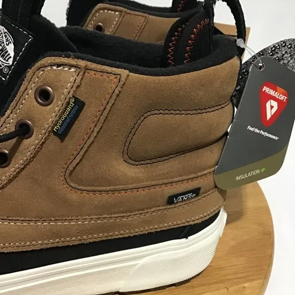 Unisex Vans Sk8-Hi MTE All Track Khaki Black Waterproof Hiking Boots M 8.5/W 10
