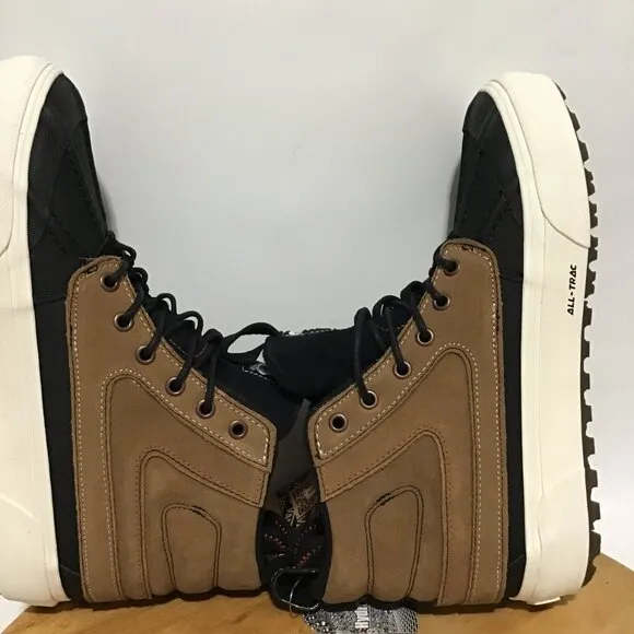 Unisex Vans Sk8-Hi MTE All Track Khaki Black Waterproof Hiking Boots M 8.5/W 10