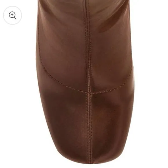 UPLIFT OTK BOOT brown over knee stretch boots Sz7M NWT out stock item $170