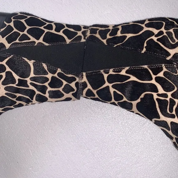 Urban Outfitters Giraffe Print Pony Hair Pola Chelsea Boot SIZE 38