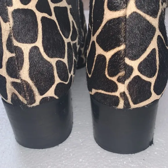 Urban Outfitters Giraffe Print Pony Hair Pola Chelsea Boot SIZE 38