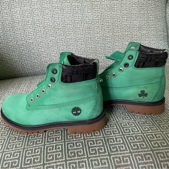 Used Timberland NBA Boots Celtics size 2.5