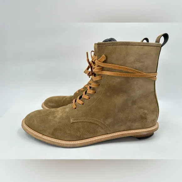 Valas Low Angeles Rebel Boots Tobacco Nubuck Size 11