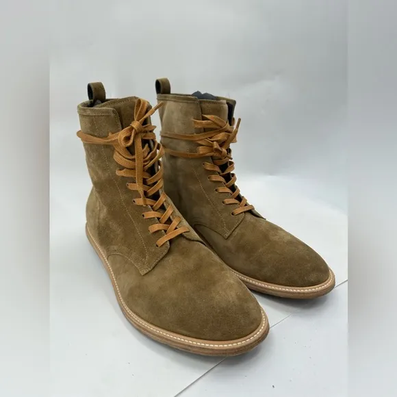 Valas Low Angeles Rebel Boots Tobacco Nubuck Size 11
