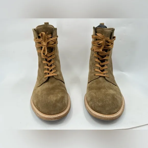 Valas Low Angeles Rebel Boots Tobacco Nubuck Size 11