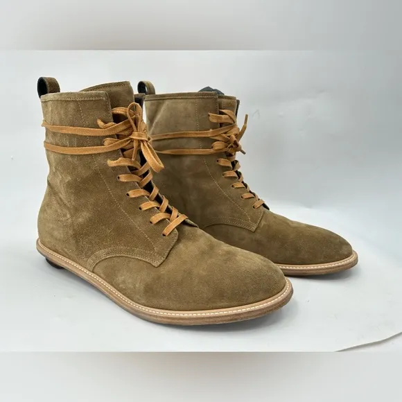 Valas Low Angeles Rebel Boots Tobacco Nubuck Size 11