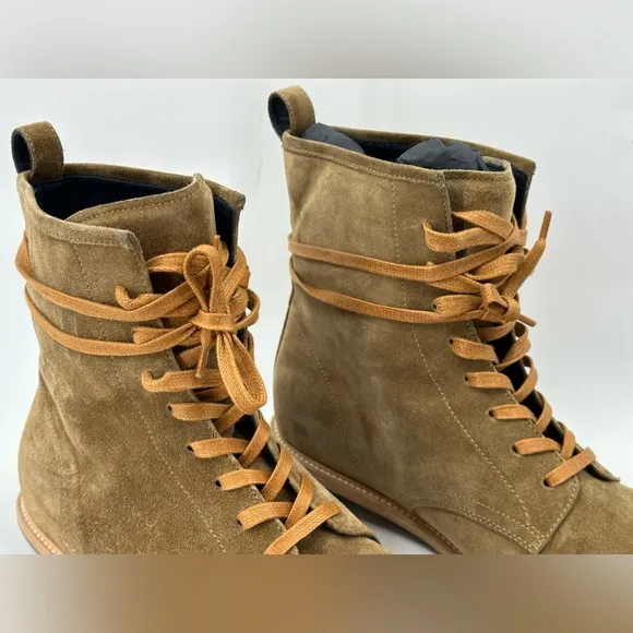 Valas Low Angeles Rebel Boots Tobacco Nubuck Size 11