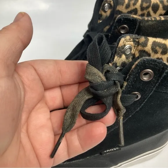 Vans lace up boots size 6.5