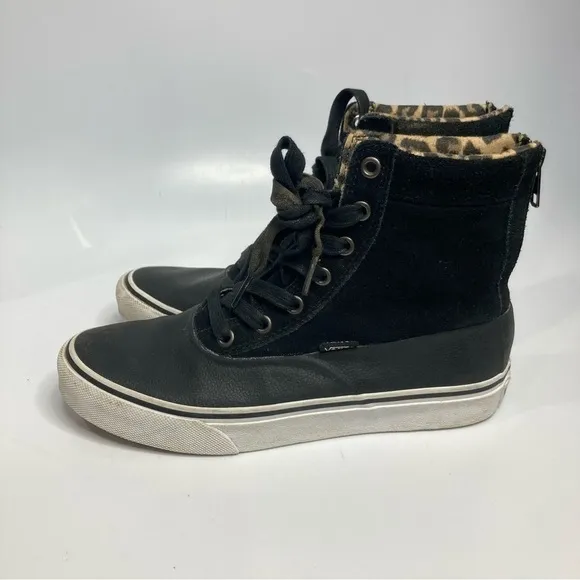 Vans lace up boots size 6.5