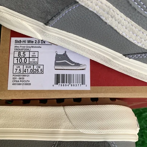 VANS SK8-Hi Mte 2.0 Dx Frost Grey/Marshmallow WMNS